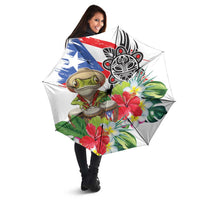 Coqui Frog Puerto Rico Umbrella No No Suelte La Bandera