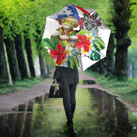 Coqui Frog Puerto Rico Umbrella No No Suelte La Bandera
