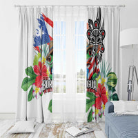 Puerto Rican Yo Soy Boricua Window Curtain