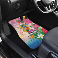 Turks And Caicos Islands Car Mats Flamingos Tropical Beauty Beach