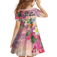 Turks And Caicos Islands Family Matching Puletasi and Hawaiian Shirt Flamingos Tropical Beauty Beach