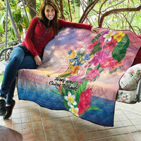 Turks And Caicos Islands Quilt Flamingos Tropical Beauty Beach