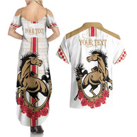 Personalized Kentucky Horse Race 151st Anniversary Couples Matching Summer Maxi Dress and Hawaiian Shirt Race For The Roses Since 1875 LT9