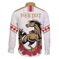 Personalized Kentucky Horse Race 151st Anniversary Family Matching Long Sleeve Bodycon Dress and Hawaiian Shirt Race For The Roses Since 1875 LT9