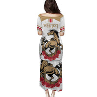 Personalized Kentucky Horse Race 151st Anniversary Family Matching Puletasi and Hawaiian Shirt Race For The Roses Since 1875 LT9