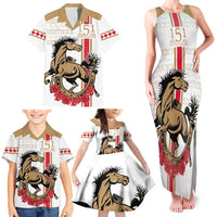 Personalized Kentucky Horse Race 151st Anniversary Family Matching Tank Maxi Dress and Hawaiian Shirt Race For The Roses Since 1875 LT9