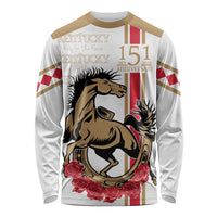Personalized Kentucky Horse Race 151st Anniversary Long Sleeve Shirt Race For The Roses Since 1875 LT9