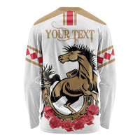 Personalized Kentucky Horse Race 151st Anniversary Long Sleeve Shirt Race For The Roses Since 1875 LT9