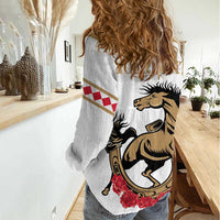 Personalized Kentucky Horse Race 151st Anniversary Women Casual Shirt Race For The Roses Since 1875 LT9