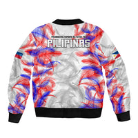 2023 Philippines Anzkals Football Sleeve Zip Bomber Jacket Pilipinas Be Unique - Wonder Print Shop