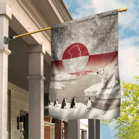 Greenland Flag Vintage Garden Flag Greenlander Flag With Polar Bear