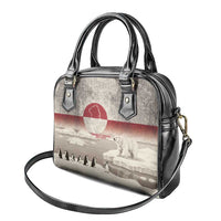 Greenland Flag Vintage Shoulder Handbag Greenlander Flag With Polar Bear