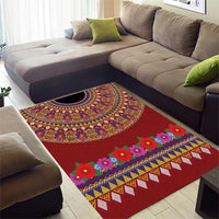 Greenland Costume Area Rug Tradional Kalaallisuut Pattern