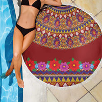 Greenland Costume Beach Blanket Tradional Kalaallisuut Pattern