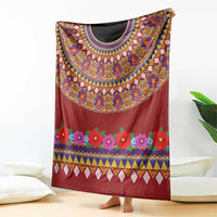 Greenland Costume Blanket Tradional Kalaallisuut Pattern