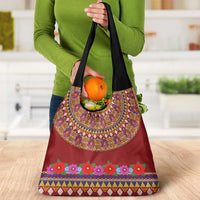 Greenland Costume Grocery Bag Tradional Kalaallisuut Pattern