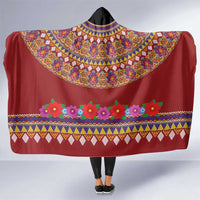 Greenland Costume Hooded Blanket Tradional Kalaallisuut Pattern