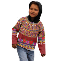 Greenland Costume Kid Hoodie Tradional Kalaallisuut Pattern