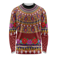 Greenland Costume Long Sleeve Shirt Tradional Kalaallisuut Pattern