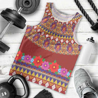 Greenland Costume Men Tank Top Tradional Kalaallisuut Pattern