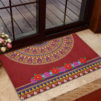 Greenland Costume Rubber Doormat Tradional Kalaallisuut Pattern