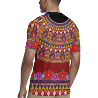 Greenland Costume Rugby Jersey Tradional Kalaallisuut Pattern