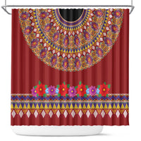 Greenland Costume Shower Curtain Tradional Kalaallisuut Pattern