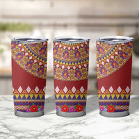 Greenland Costume Tumbler Cup Tradional Kalaallisuut Pattern