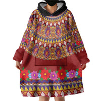 Greenland Costume Wearable Blanket Hoodie Tradional Kalaallisuut Pattern