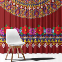 Greenland Costume Window Curtain Tradional Kalaallisuut Pattern