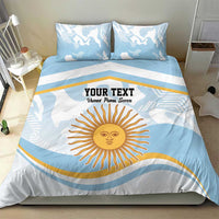 Custom Argentina Rugby Bedding Set Summer Paris 2024 LT9 - Wonder Print Shop