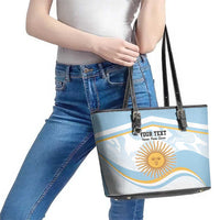 Custom Argentina Rugby Leather Tote Bag Summer Paris 2024 - Wonder Print Shop