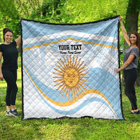 Custom Argentina Rugby Quilt Summer Paris 2024 - Wonder Print Shop