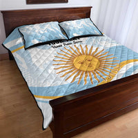 Custom Argentina Rugby Quilt Bed Set Summer Paris 2024 - Wonder Print Shop