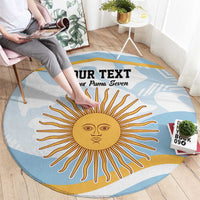 Custom Argentina Rugby Round Carpet Summer Paris 2024