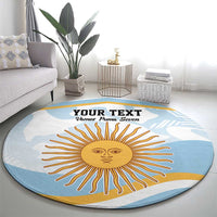 Custom Argentina Rugby Round Carpet Summer Paris 2024