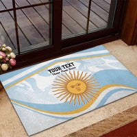 Custom Argentina Rugby Rubber Doormat Summer Paris 2024 - Wonder Print Shop