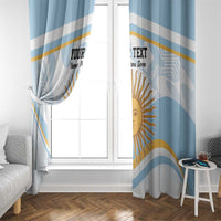 Custom Argentina Rugby Window Curtain Summer Paris 2024 - Wonder Print Shop