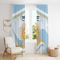 Custom Argentina Rugby Window Curtain Summer Paris 2024 - Wonder Print Shop