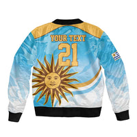Custom Uruguay Rugby Bomber Jacket Go Teros Summer Paris 2024 LT9 - Wonder Print Shop