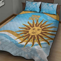 Custom Uruguay Rugby Quilt Bed Set Go Teros Summer Paris 2024 - Wonder Print Shop