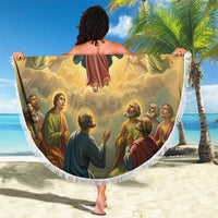 Assumption Virgin Mary to Heaven Beach Blanket Falling Asleep of the Mother of God - Wonder Print Shop