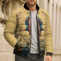 Assumption Virgin Mary to Heaven Bomber Puffer Jacket Falling Asleep of the Mother of God - Wonder Print Shop