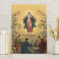 Assumption Virgin Mary to Heaven Canvas Wall Art Falling Asleep of the Mother of God - Wonder Print Shop