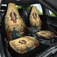 Assumption Virgin Mary to Heaven Car Seat Cover Falling Asleep of the Mother of God - Wonder Print Shop