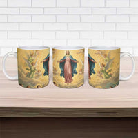 Assumption Virgin Mary to Heaven Ceramic Mug Falling Asleep of the Mother of God - Wonder Print Shop