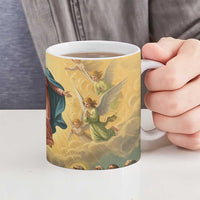 Assumption Virgin Mary to Heaven Ceramic Mug Falling Asleep of the Mother of God - Wonder Print Shop