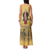 Assumption Virgin Mary to Heaven Family Matching Tank Maxi Dress and Hawaiian Shirt Falling Asleep of the Mother of God - Wonder Print Shop