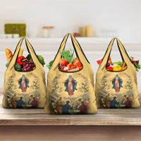 Assumption Virgin Mary to Heaven Grocery Bag Falling Asleep of the Mother of God - Wonder Print Shop