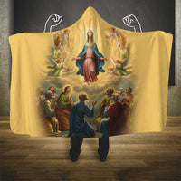Assumption Virgin Mary to Heaven Hooded Blanket Falling Asleep of the Mother of God - Wonder Print Shop